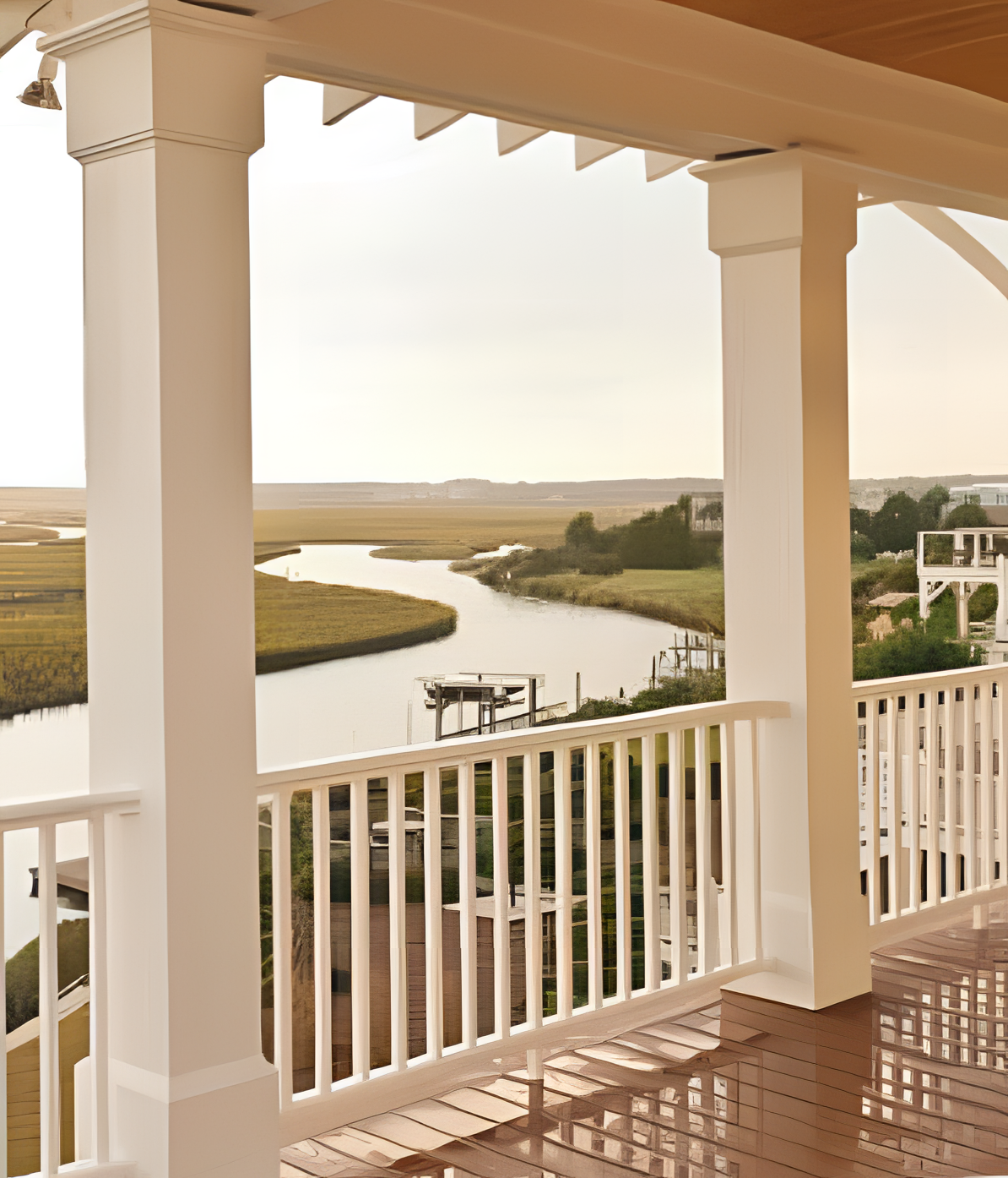 Custom Coastal Column Wraps