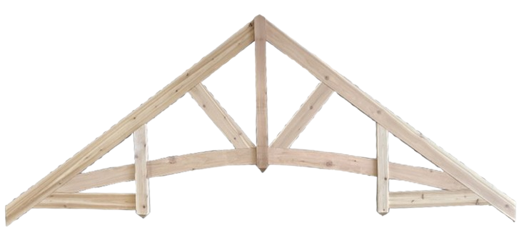 Large Custom CEDAR GABLE TRUSS